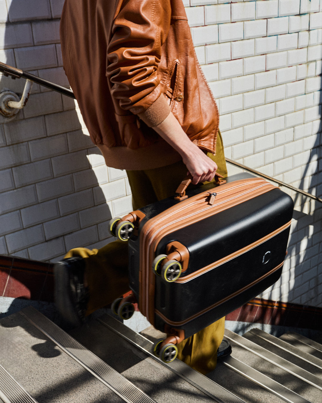 CADENCE - 55 CM 4 DOUBLE WHEELS EXPANDABLE CABIN TROLLEY CASE