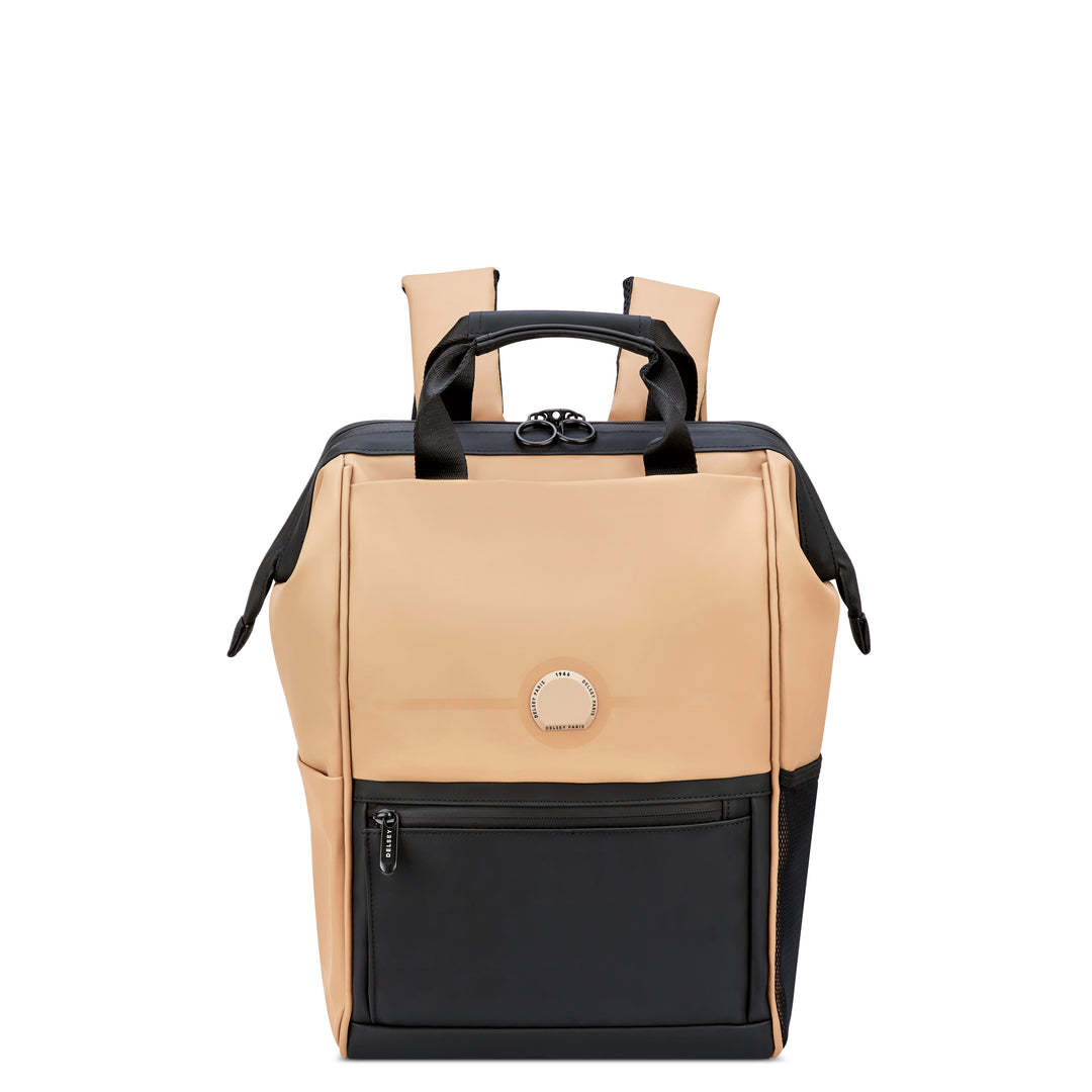DELSEY◆ ロールトップ ノートパソコン バックパック Beige TURENNE SOFT BACKPACK 14