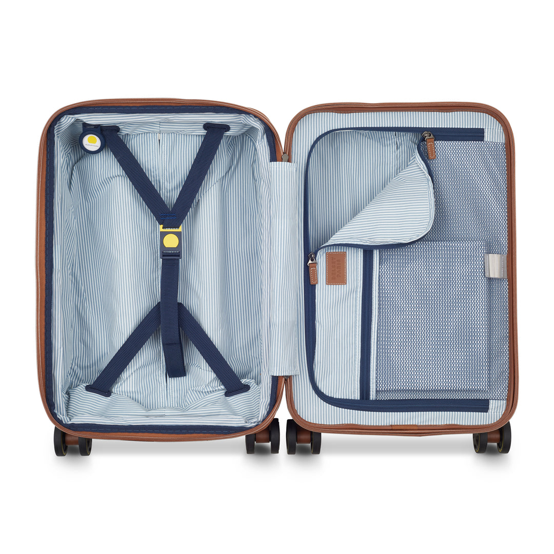 二段式アクセサリーケース 青と白と茶色 delsey-cadence-00167780100_00_