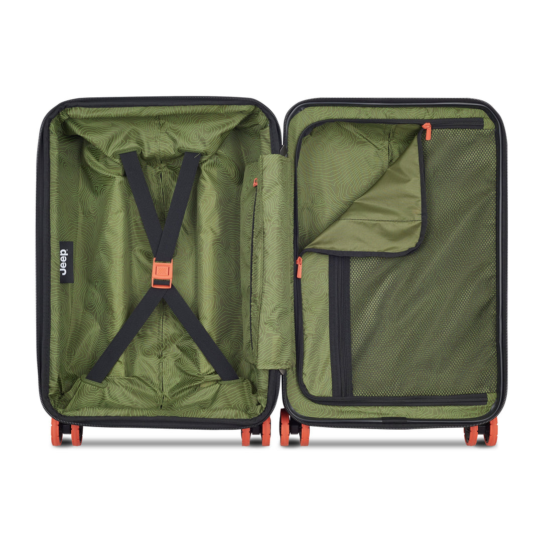 ユニ・チャーム　テーナ　スリップアルテマ2箱セット JEEP - JH001A 55 CM 4 DOUBLE WHEELS EXPANDABLE CABIN TROLLEY CASE