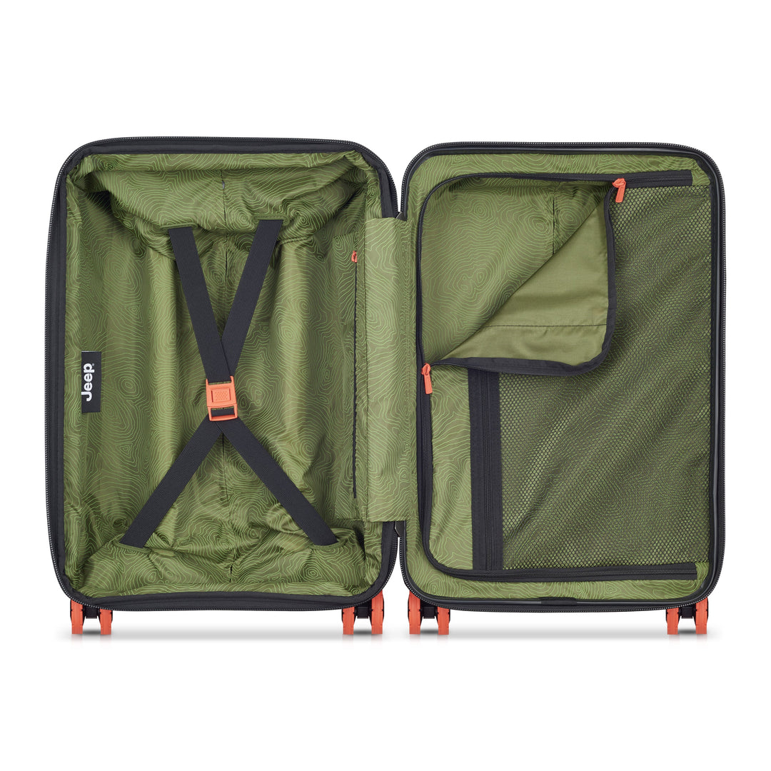 JEEP - JH001A 55 CM 4 DOUBLE WHEELS EXPANDABLE CABIN TROLLEY CASE