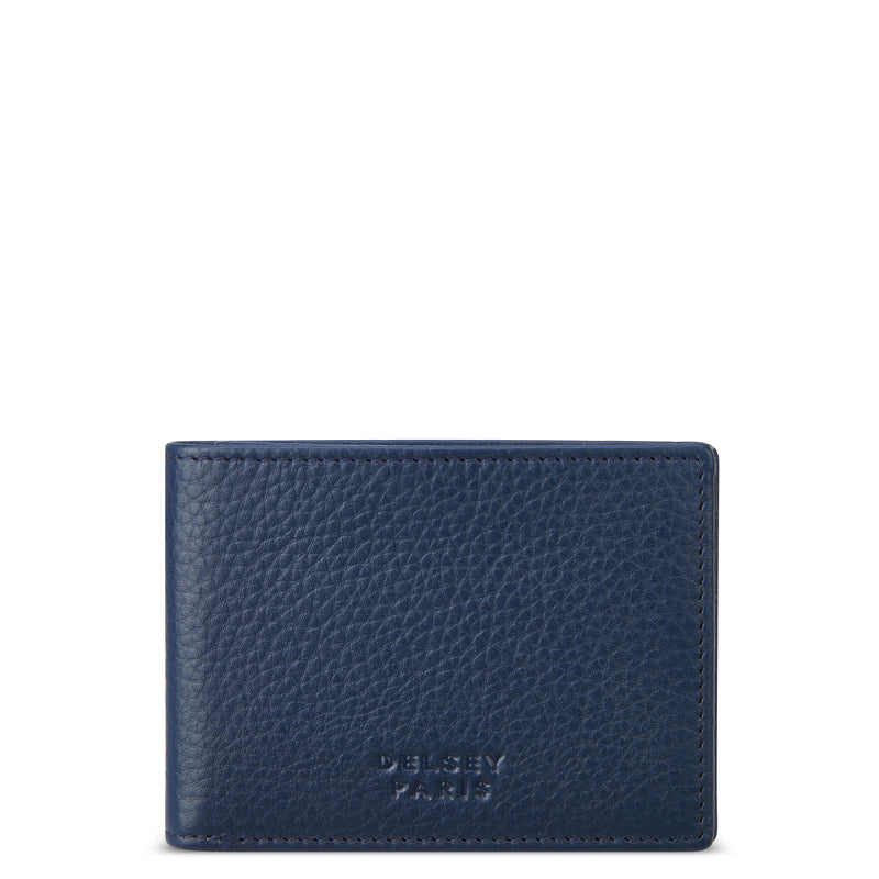 LE CUIR GRAINE - TRI-FOLD HORIZONTAL CARD HOLDER – DELSEY(デルセー