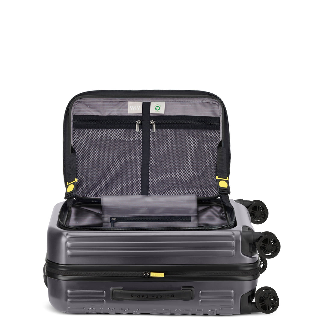 SECURITIME ZIP - 55 CM 4 DOUBLE WHEELS EXPANDABLE CABIN TROLLEY