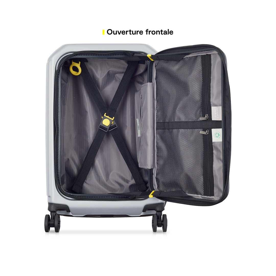 SECURITIME ZIP - 55 CM 4 DOUBLE WHEELS EXPANDABLE CABIN TROLLEY