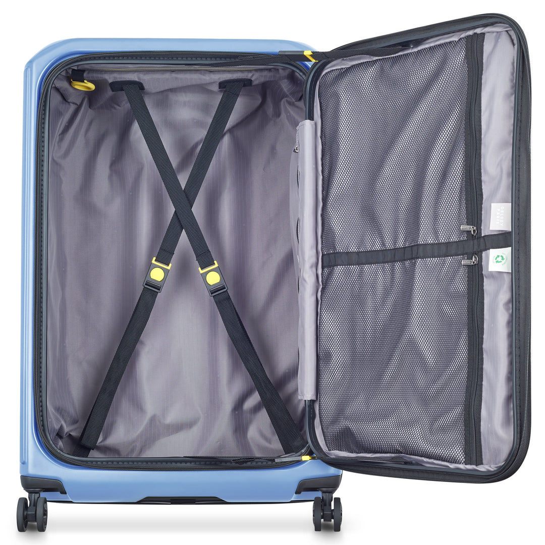 SECURITIME ZIP - 75.5 CM 4 DOUBLE WHEELS EXPANDABLE TROLLEY CASE