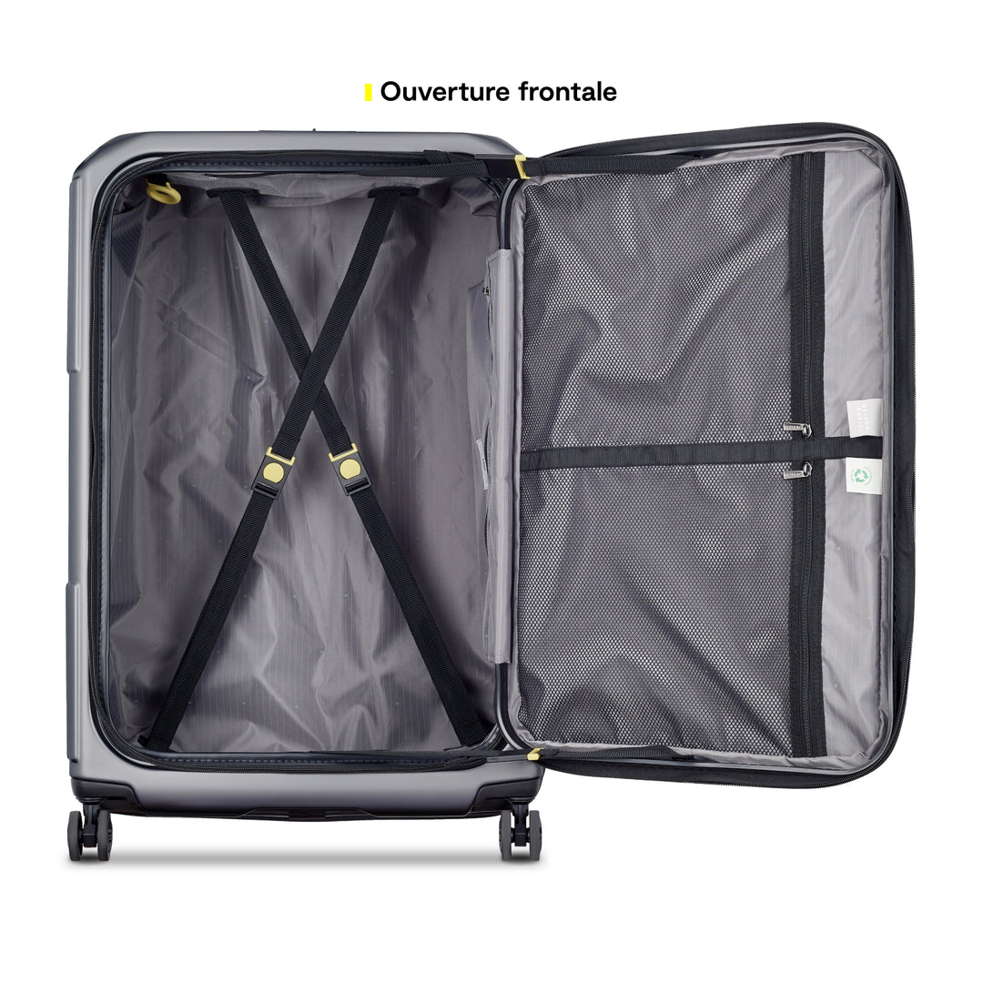 SECURITIME ZIP - 75.5 CM 4 DOUBLE WHEELS EXPANDABLE TROLLEY CASE