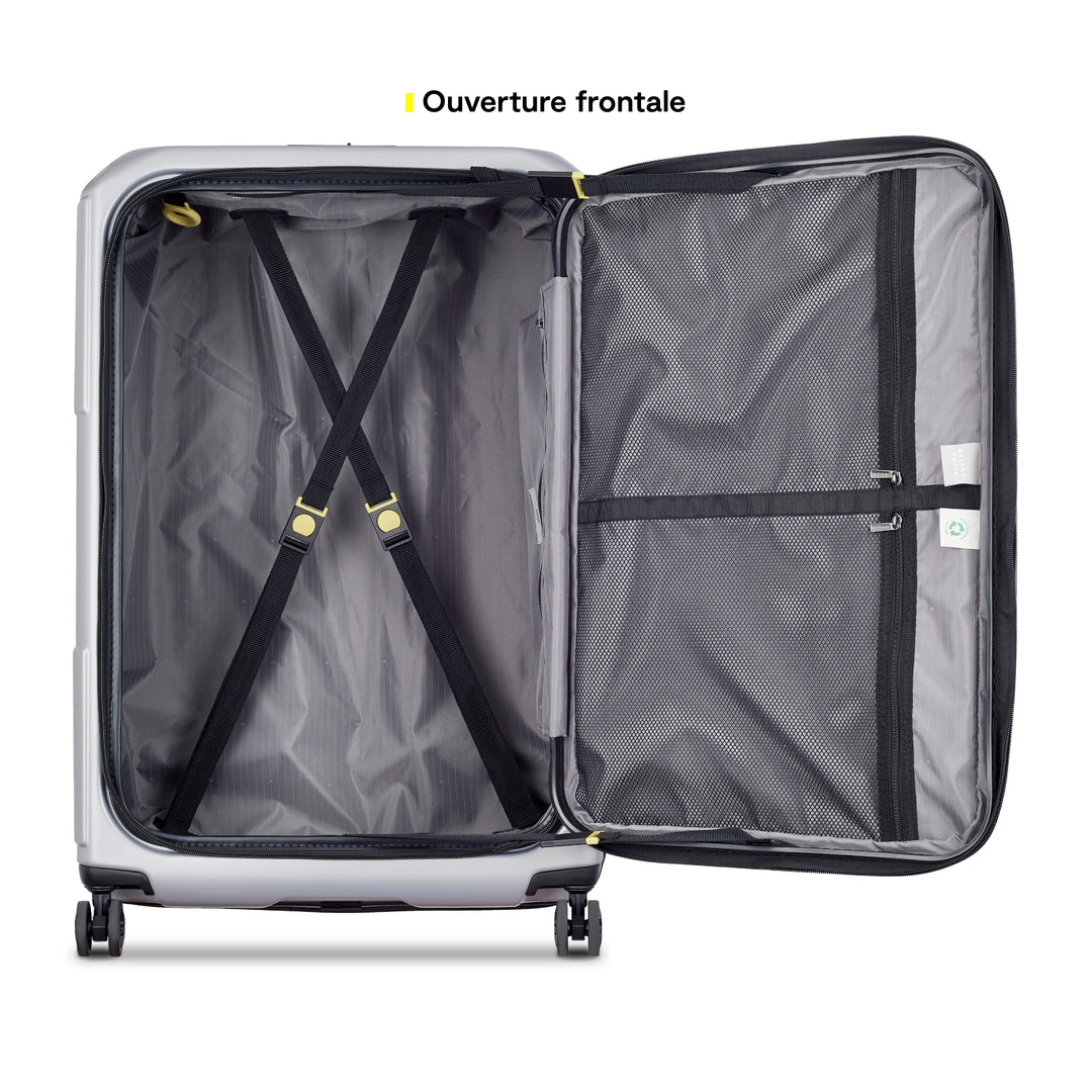 SECURITIME ZIP - 75.5 CM 4 DOUBLE WHEELS EXPANDABLE TROLLEY CASE