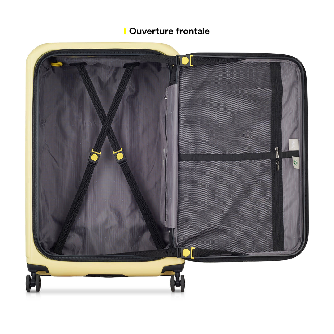 SECURITIME ZIP - 75.5 CM 4 DOUBLE WHEELS EXPANDABLE TROLLEY CASE
