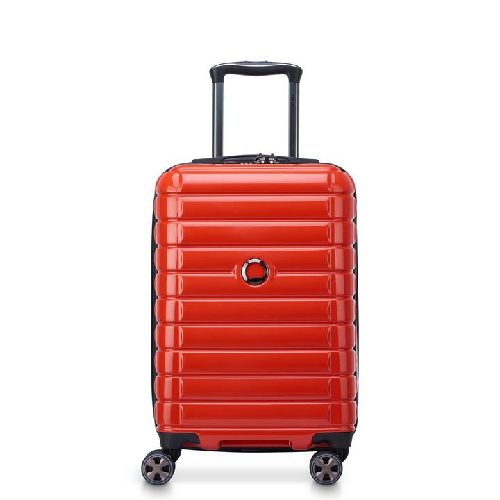 DELSEY デルセー　小型スーツケース　機内持ち込み可能　赤 SHADOW 5.0 - 55 CM 4 DOUBLE WHEELS EXPANDABLE CABIN TROLLEY CASE