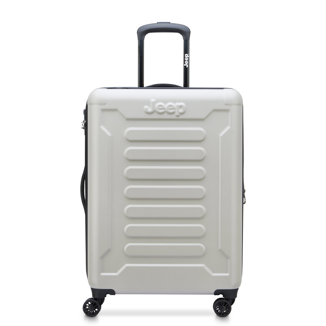 リ 未使用品 DELSEY シルバー キャリーケース 4輪 JEEP JH004C 66 4DW EXP TR CA- M (66cm)/拡張機能付き – DELSEY